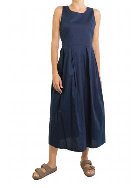 Vestito in cotone con zip e fiocco sul retro "Kelly"